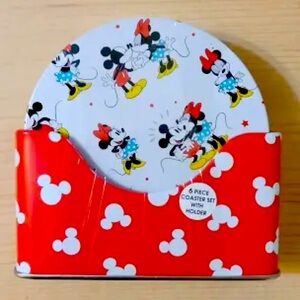 Mickey & Minnie Mouse 6 Piece Coaster Set